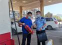 三明市公安局富兴堡派出所深入辖区加油站开展安全检查